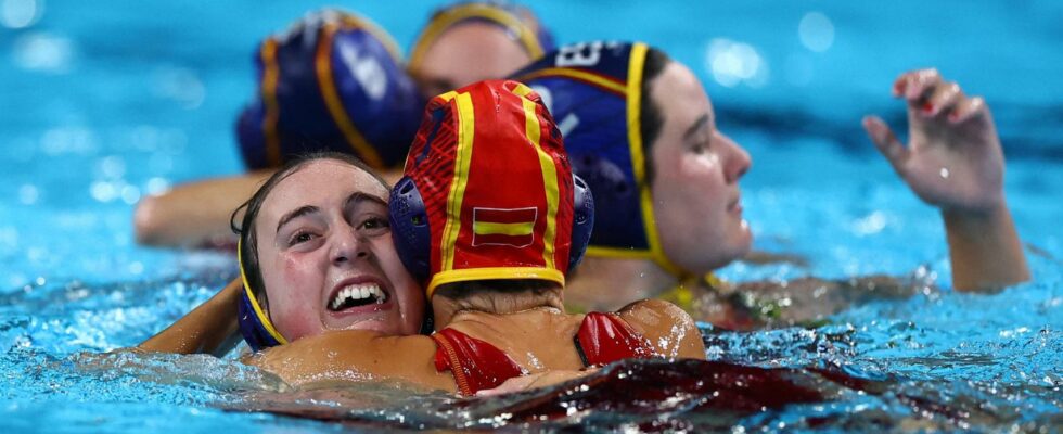 Australie 9 11 Espagne Lequipe feminine de water polo entre dans