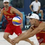 Beach volley aux Jeux Olympiques quarts de finale Espagne