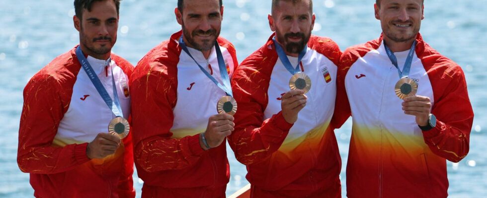 Bronze pour le canoe K4 500 et Saul Craviotto est desormais