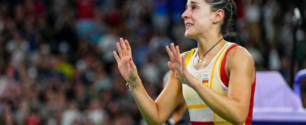 Carolina Marin se remet de ses adieux dechirants aux JO