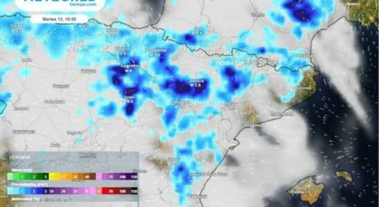 Des pluies torrentielles et de la grele arrivent dans ces