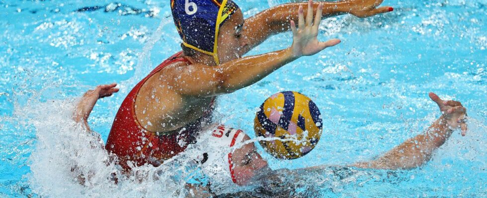 Espagne 18 8 Canada Lequipe feminine de water polo