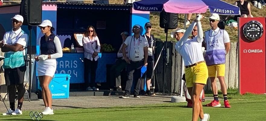 JEUX OLYMPIQUES DE GOLF Carlota Ciganda sessouffle et Azahara