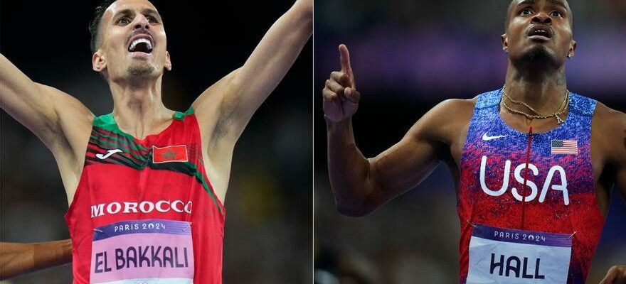 Jeux Olympiques Bakkali et Hall sont exposes Dani Arce