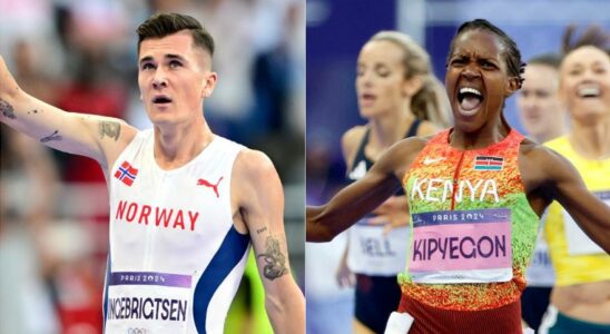 Jeux Olympiques Ingebrigtsen et Kipyegon se rattrapent la nuit