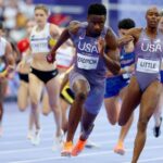 Jeux Olympiques Le premier record du monde tombe au