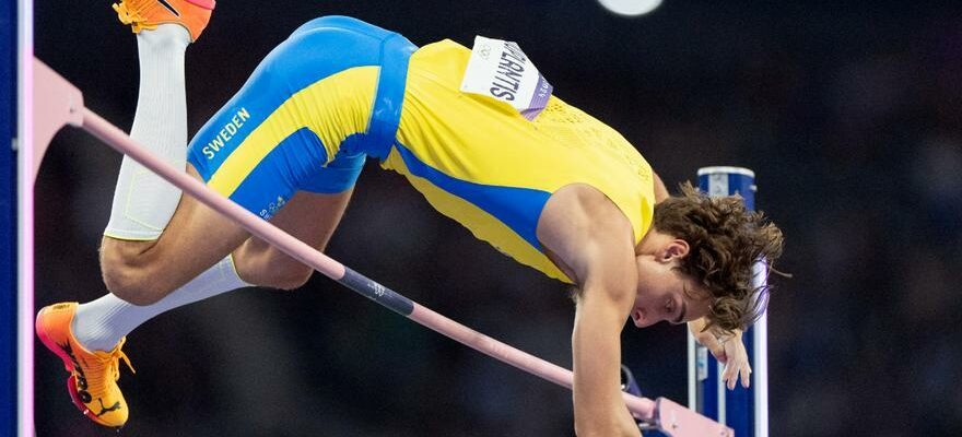 Jeux Olympiques Mondo Duplantis toi qui es au paradis