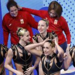 LEspagne remporte le bronze en natation artistique par equipes et