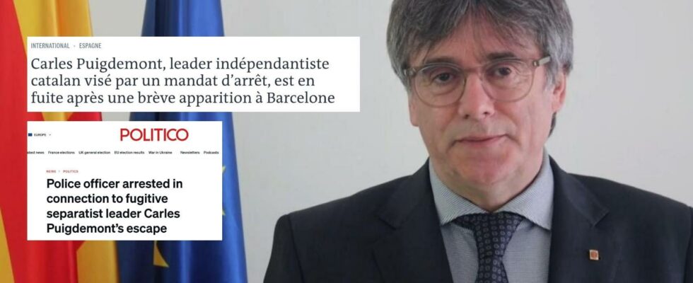 La presse internationale qualifie levasion de Puigdemont de defi a