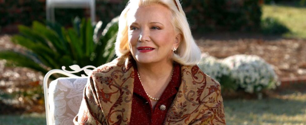 Lactrice Gena Rowlands star de Noas Diary et laureate de