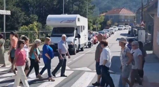 Le boycott de la circulation des habitants dO Morrazo Vigo