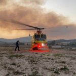 Les pompiers considerent lincendie de foret de Benasau sous controle