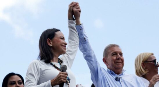 Maria Corina Machado et Gonzalez Urrutia appellent a une manifestation