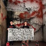 Un groupe de militants ecologistes vandalise le manoir de Messi