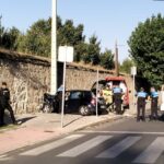 Une femme ecrase sa voiture contre un mur a Avila