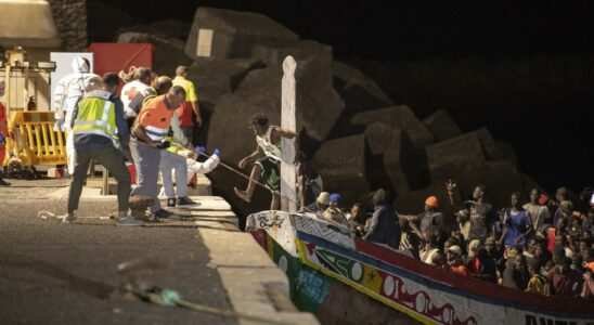 39 mineurs arrivent a El Hierro la premiere depuis que