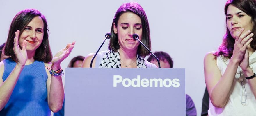 AVANCEE ELECTORALE Podemos considere le gouvernement comme insoutenable