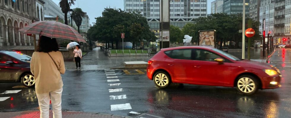 Alerte jaune aux fortes pluies a La Corogne pour commencer