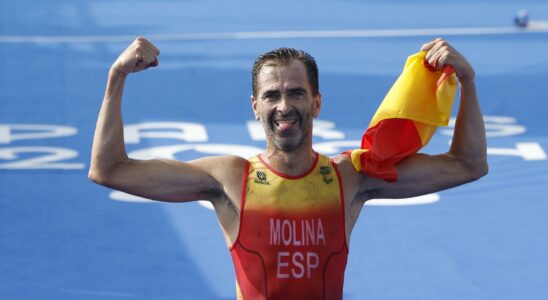 Daniel Molina remporte lor lors de son premier triathlon aux