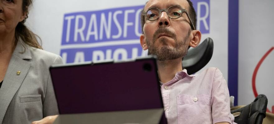 Echenique comparait devant le juge pour un tweet polemique contre