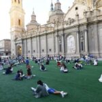 En images La Plaza del Pilar est prete pour