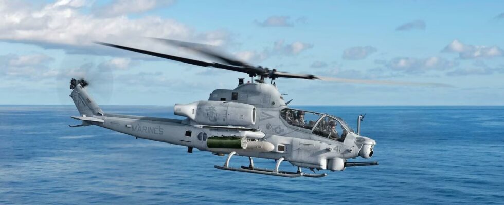 Il sagit des AH 1Z Viper les helicopteres polyvalents que lUkraine