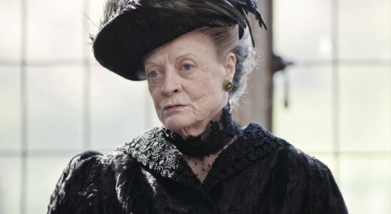 Lactrice Maggie Smith connue pour son role dans Harry Potter