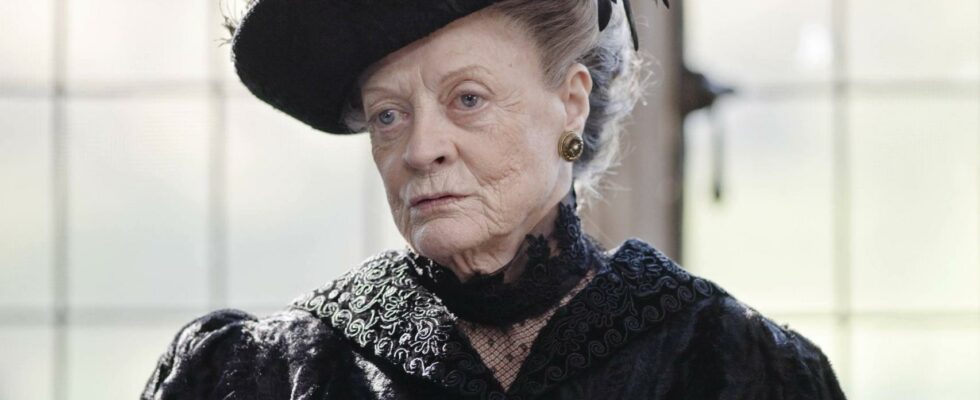 Lactrice Maggie Smith connue pour son role dans Harry Potter