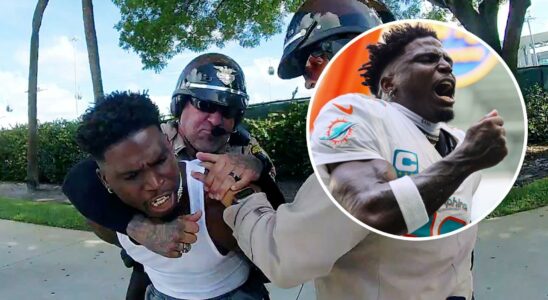 Larrestation violente de Tyreek Hill star de la NFL scandalise