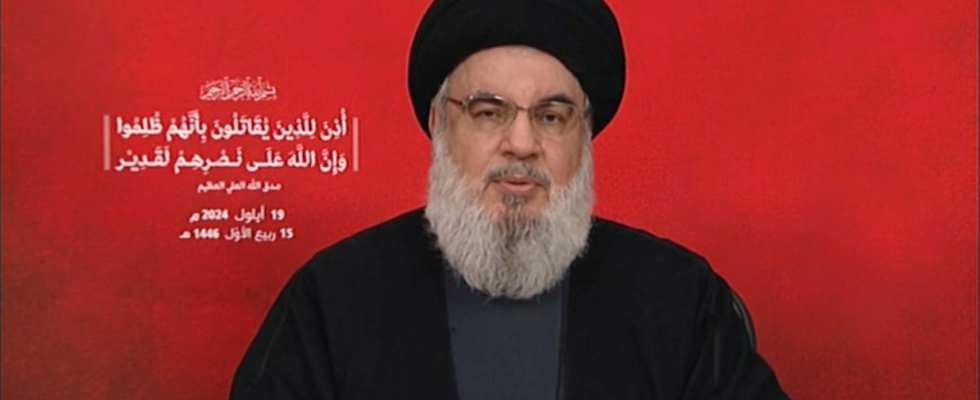 Le chef du Hezbollah parle dune declaration de guerre