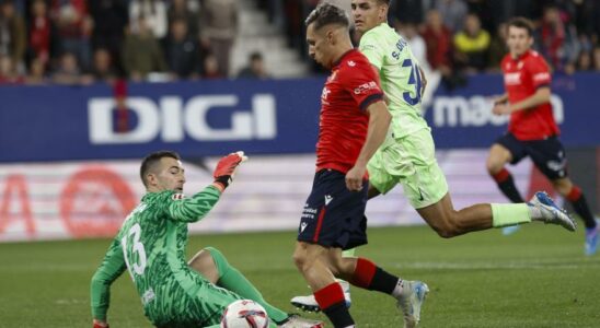 OSASUNA BARCELONE Le Barca fusionne a El Sadar