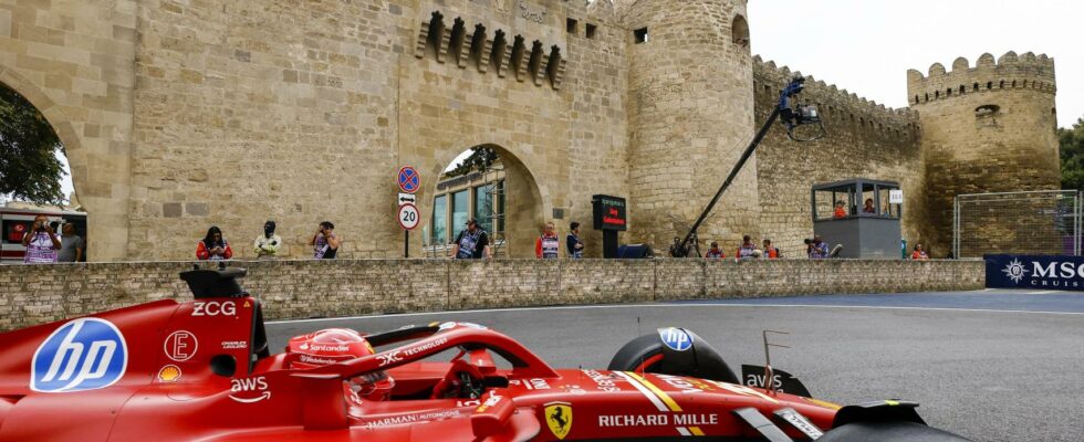 Pole pour Leclerc et Norris chute contre Verstappen a Bakou