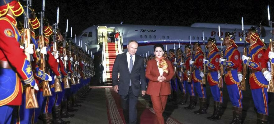 Poutine arrive en Mongolie pour son premier voyage dans un