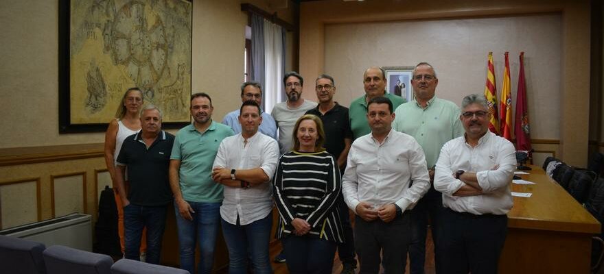 TRAVAUX ROUTIERS DE CASTELLON Front commun a Alcaniz pour