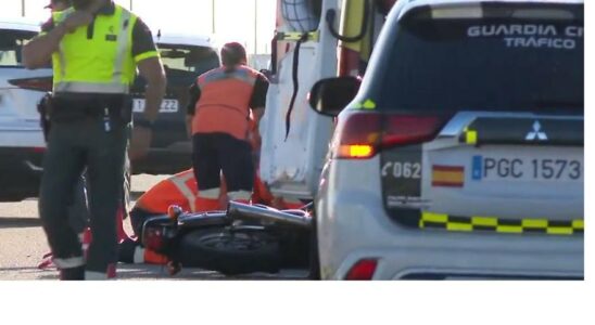 Un motocycliste blesse dans un accident sur le Z 40