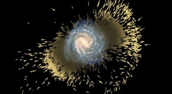 Une enorme collision cosmique a forme le trou noir supermassif