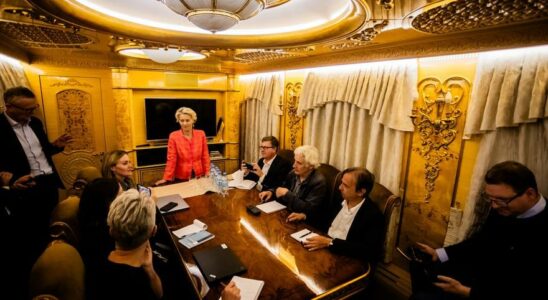 Von der Leyen arrive en Ukraine pour exprimer le soutien