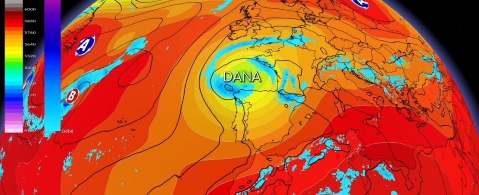 de plus de 35oC en Espagne a un autre DANA