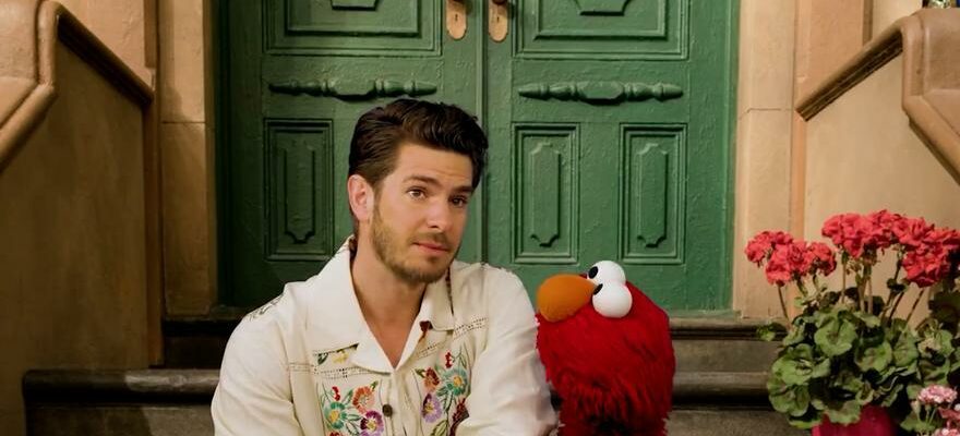 ANDREW GARFIELD ELMO Lacteur Andrew Garfield parle de la