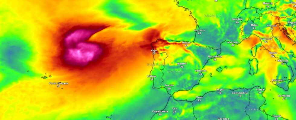 Aemet met en garde contre des pluies intenses et 8oC