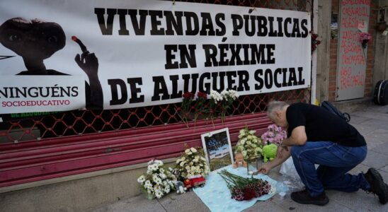 Des dizaines de personnes a Vigo denoncent loubli de la