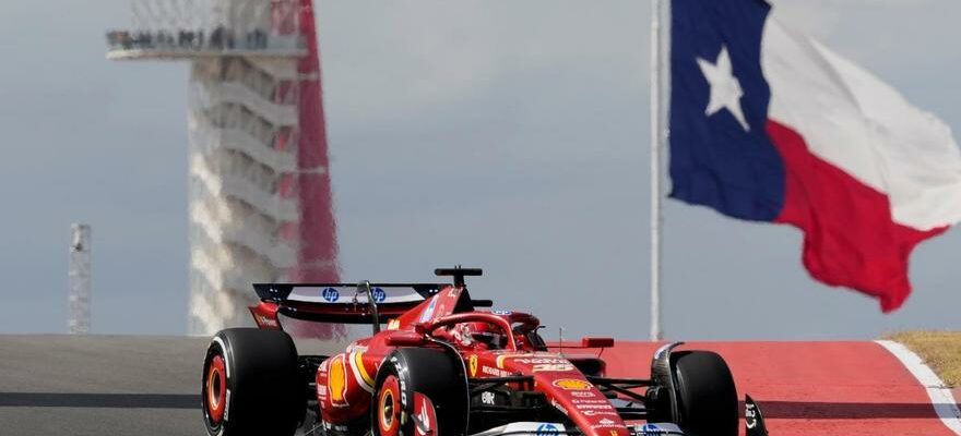 Double Ferrari a Austin et fin controversee du combat Verstappen Norris