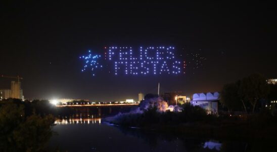 Fete du Pilar 2024 Le spectacle de drones de