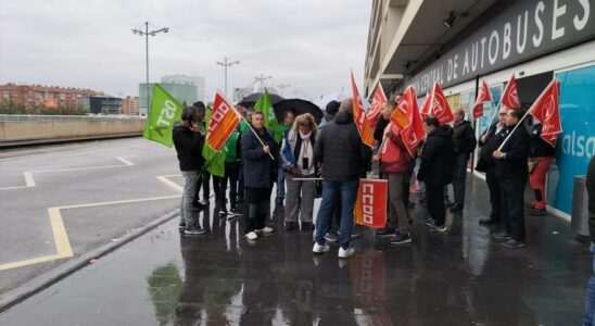 Greve des bus de Saragosse La greve generale des