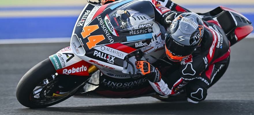 LEspagnol Aron Canet le plus rapide en Moto2 dans des