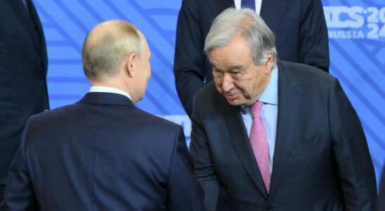 La reverence de Guterres devant Poutine alors que la Cour