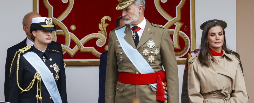 Le moment inconfortable que Felipe VI Letizia et Leonor ont