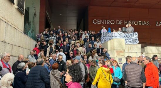 Les habitants du Parque Bruil a Saragosse exigent des actions