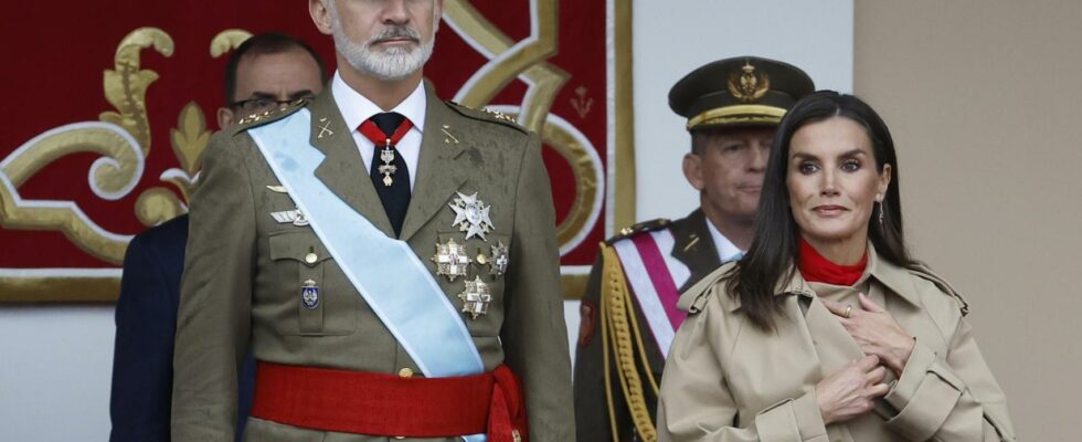 Letizia participe aux evenements de la Fete Nationale prepares pour