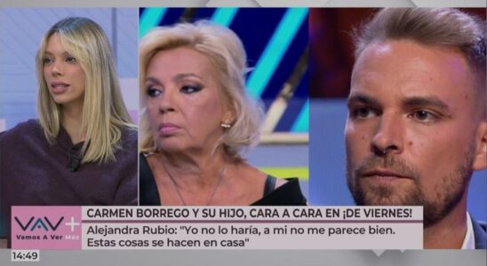 Lhypocrisie dAlejandra Rubio pour linterview conjointe de Carmen Borrego et